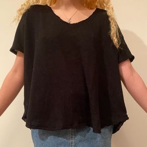 Black Knit Shirt